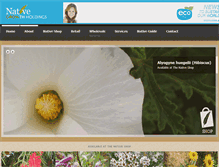 Tablet Screenshot of nativegrowth.com.au